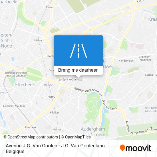 Avenue J.G. Van Goolen - J.G. Van Goolenlaan kaart