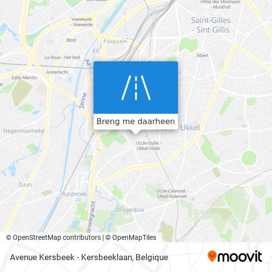 Avenue Kersbeek - Kersbeeklaan kaart