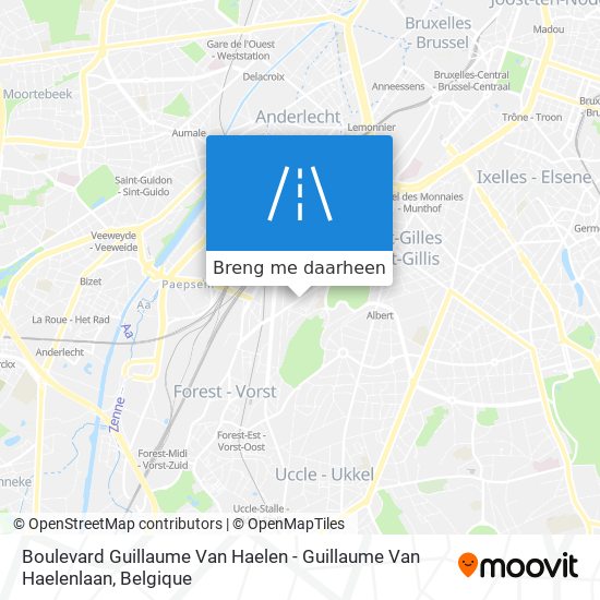 Boulevard Guillaume Van Haelen - Guillaume Van Haelenlaan kaart