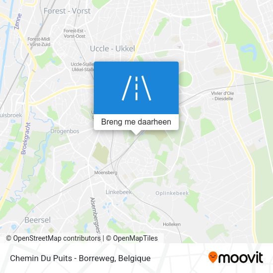 Chemin Du Puits - Borreweg kaart