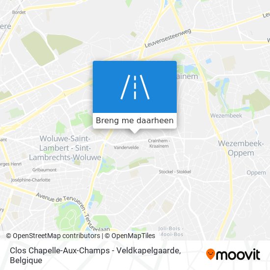 Clos Chapelle-Aux-Champs - Veldkapelgaarde kaart