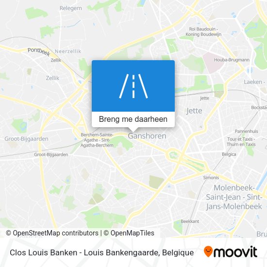 Clos Louis Banken - Louis Bankengaarde kaart