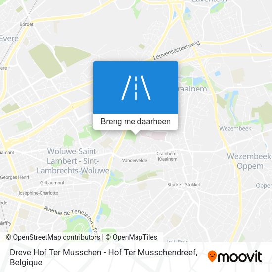 Dreve Hof Ter Musschen - Hof Ter Musschendreef kaart