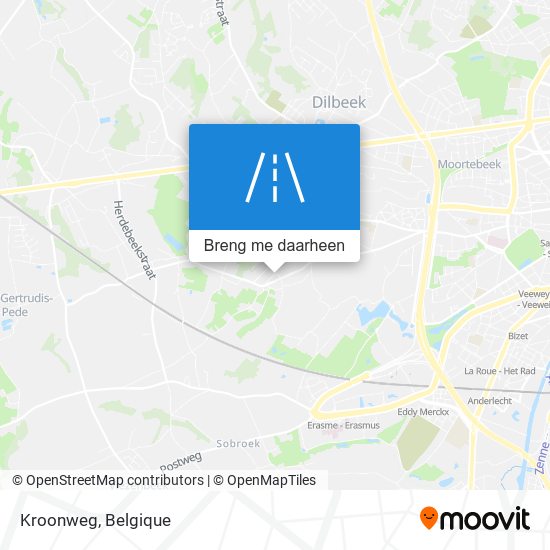 Kroonweg kaart