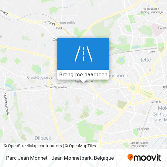 Parc Jean Monnet - Jean Monnetpark kaart