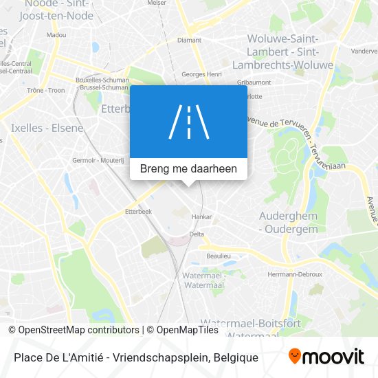 Place De L'Amitié - Vriendschapsplein kaart