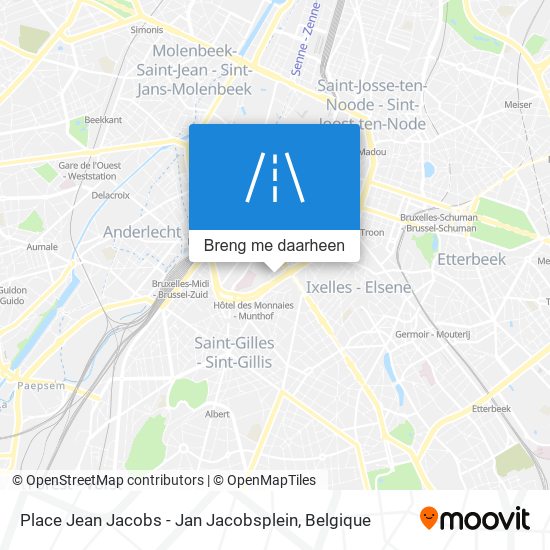 Place Jean Jacobs - Jan Jacobsplein kaart