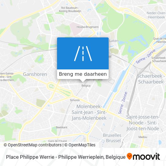 Place Philippe Werrie - Philippe Werrieplein kaart