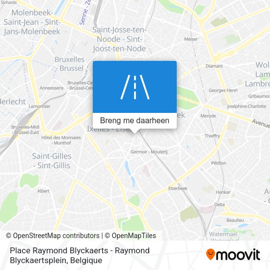 Place Raymond Blyckaerts - Raymond Blyckaertsplein kaart