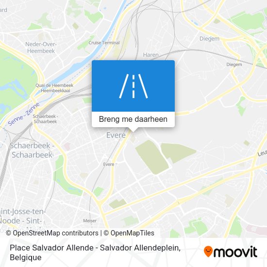Place Salvador Allende - Salvador Allendeplein kaart