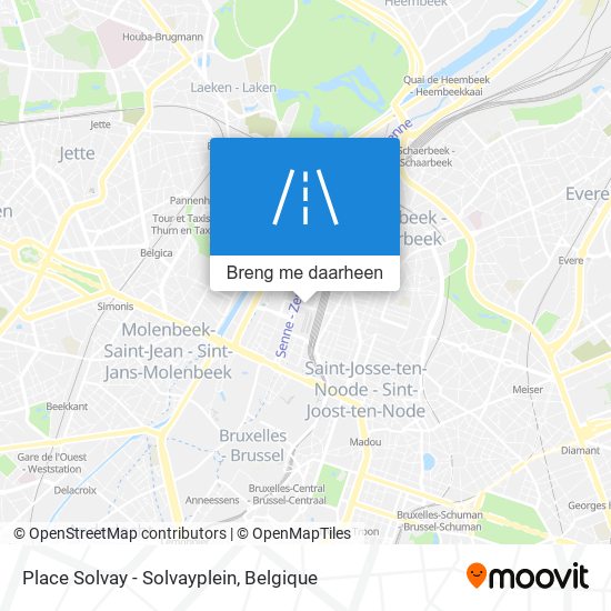 Place Solvay - Solvayplein kaart
