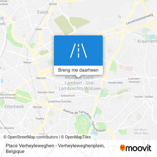 Place Verheyleweghen - Verheyleweghenplein kaart