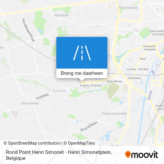 Rond Point Henri Simonet - Henri Simonetplein kaart
