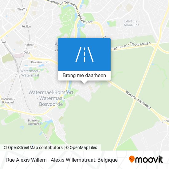 Rue Alexis Willem - Alexis Willemstraat kaart