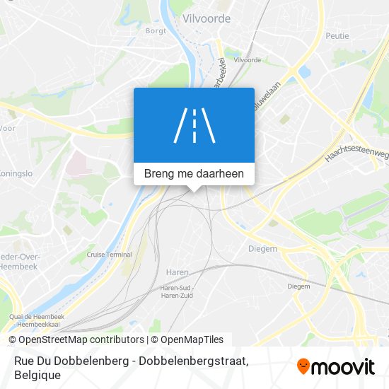 Rue Du Dobbelenberg - Dobbelenbergstraat kaart