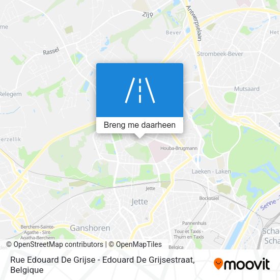 Rue Edouard De Grijse - Edouard De Grijsestraat kaart