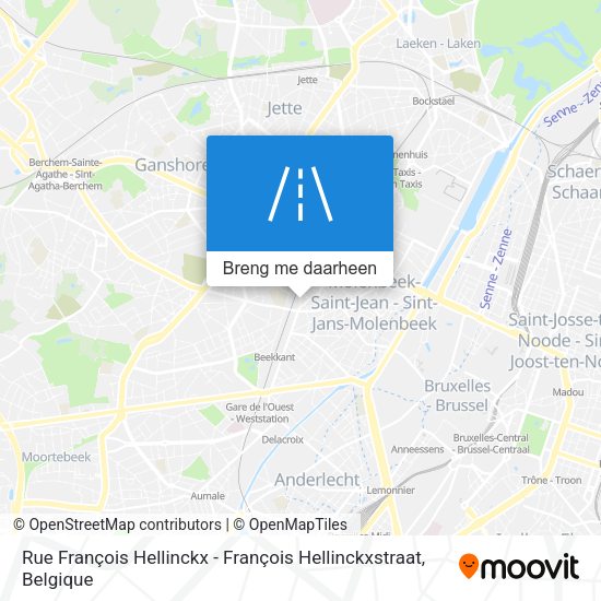 Rue François Hellinckx - François Hellinckxstraat kaart