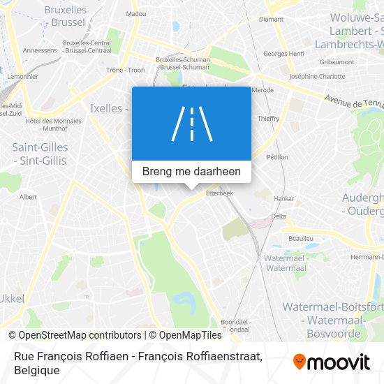Rue François Roffiaen - François Roffiaenstraat kaart