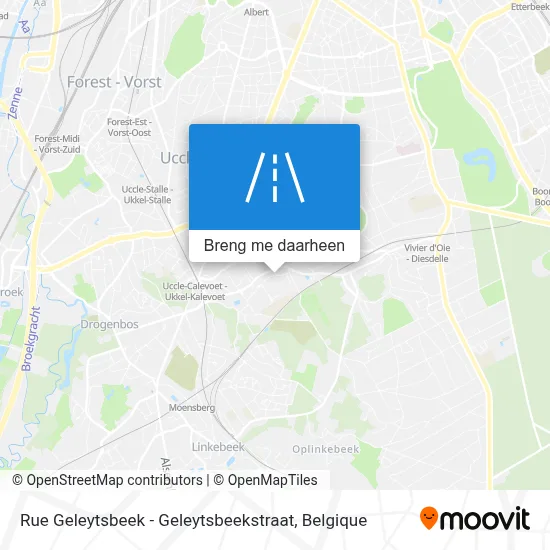 Rue Geleytsbeek - Geleytsbeekstraat kaart