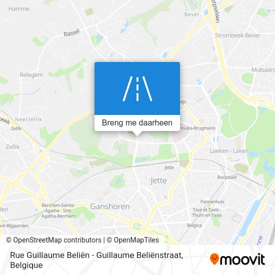 Rue Guillaume Beliën - Guillaume Beliënstraat kaart