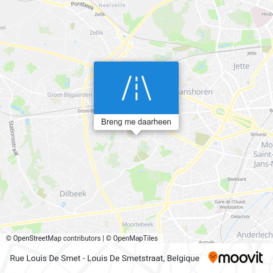 Rue Louis De Smet - Louis De Smetstraat kaart