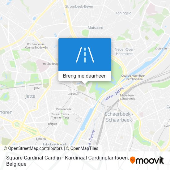 Square Cardinal Cardijn - Kardinaal Cardijnplantsoen kaart