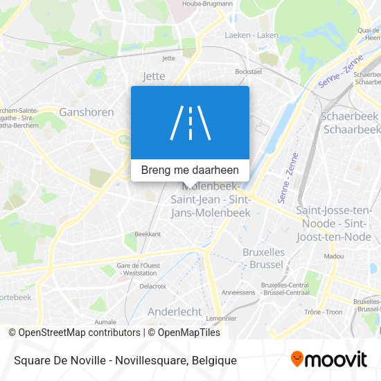 Square De Noville - Novillesquare kaart