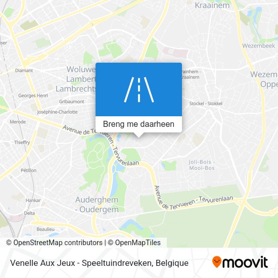 Venelle Aux Jeux - Speeltuindreveken kaart