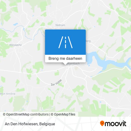 An Den Hofwiesen kaart