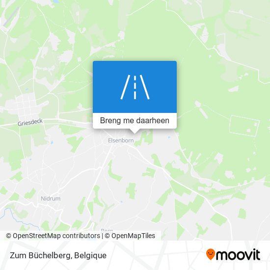 Zum Büchelberg kaart