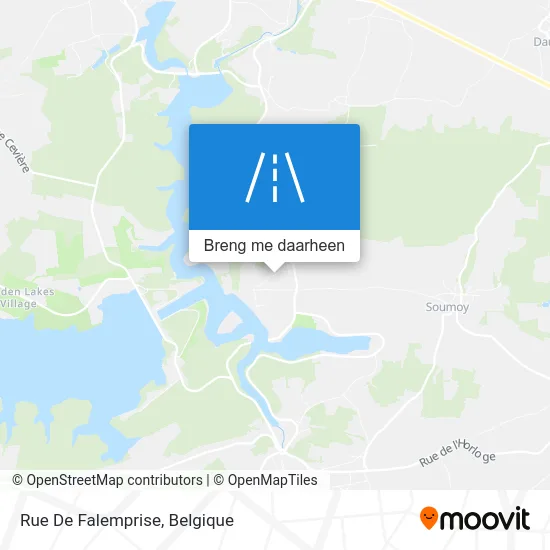Rue De Falemprise kaart