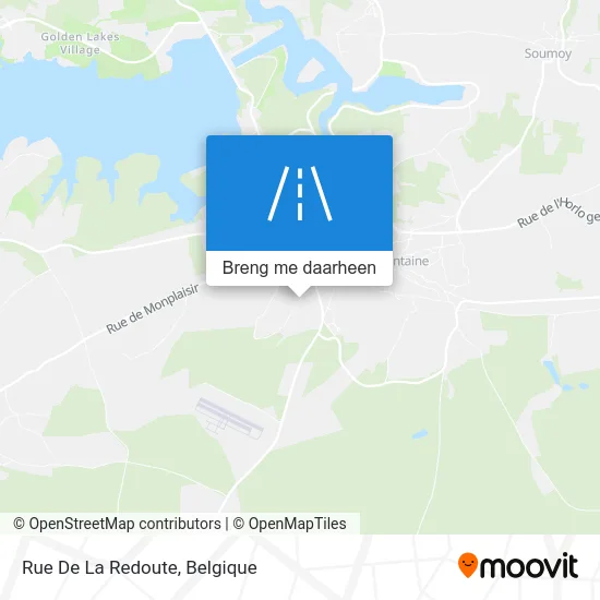 Rue De La Redoute kaart