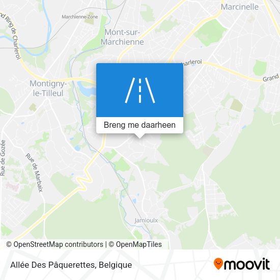 Allée Des Pâquerettes kaart