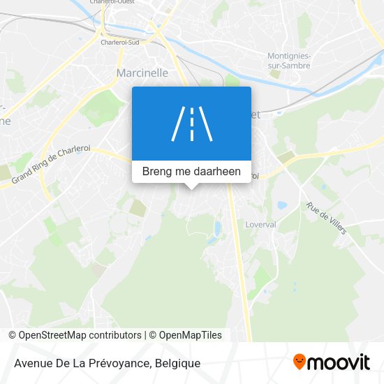 Avenue De La Prévoyance kaart