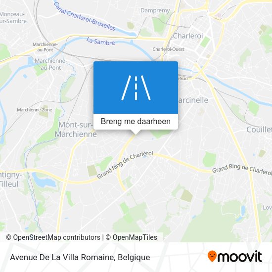 Avenue De La Villa Romaine kaart