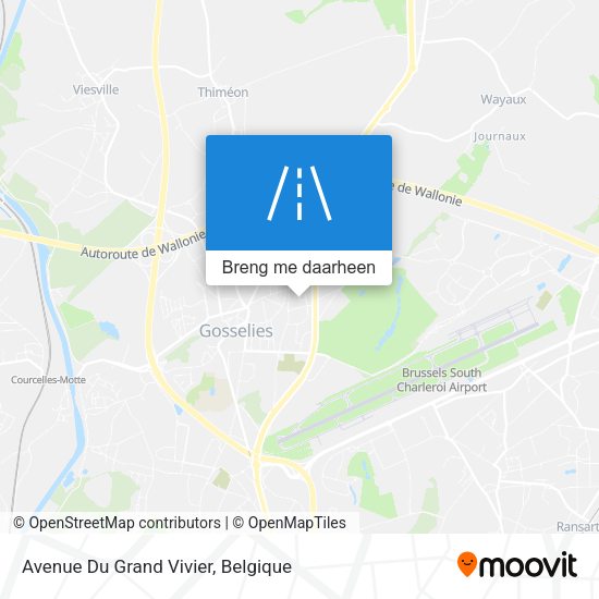 Avenue Du Grand Vivier kaart