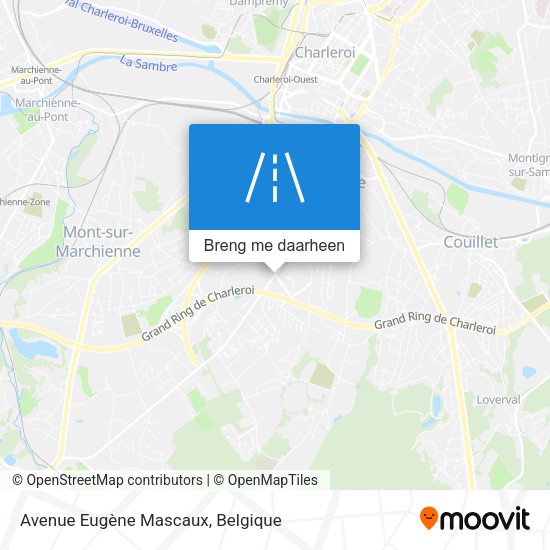 Avenue Eugène Mascaux kaart