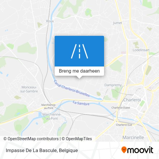 Impasse De La Bascule kaart