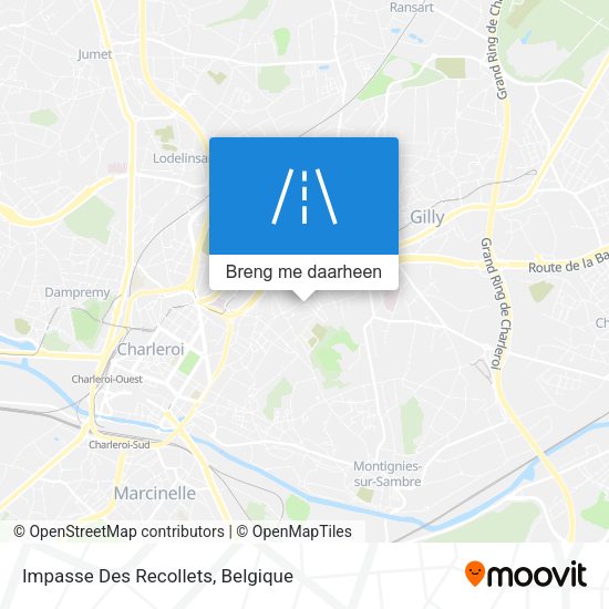 Impasse Des Recollets kaart