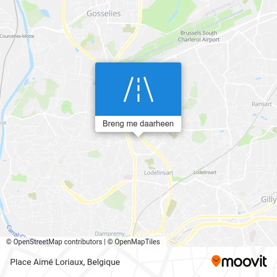 Place Aimé Loriaux kaart