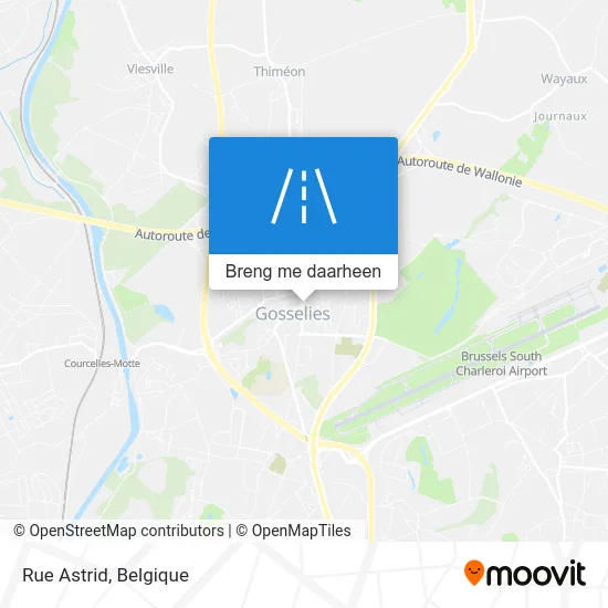 Rue Astrid kaart