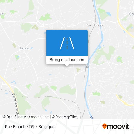 Rue Blanche Tête kaart