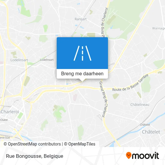 Rue Bongousse kaart