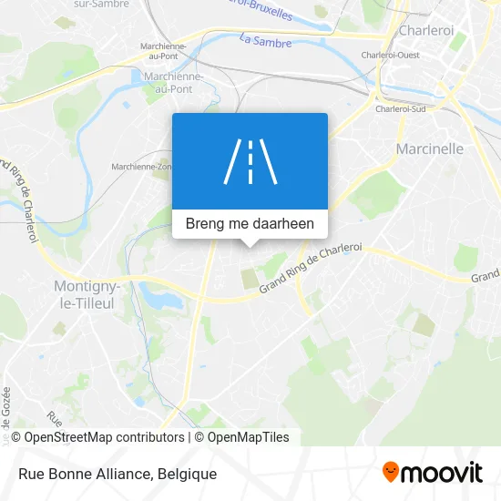 Rue Bonne Alliance kaart