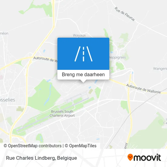 Rue Charles Lindberg kaart