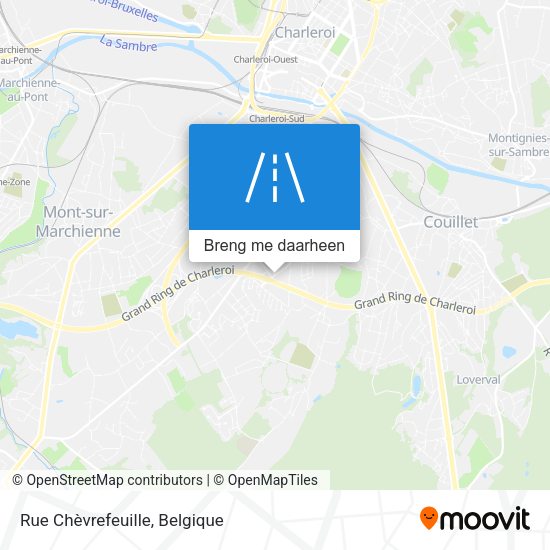 Rue Chèvrefeuille kaart