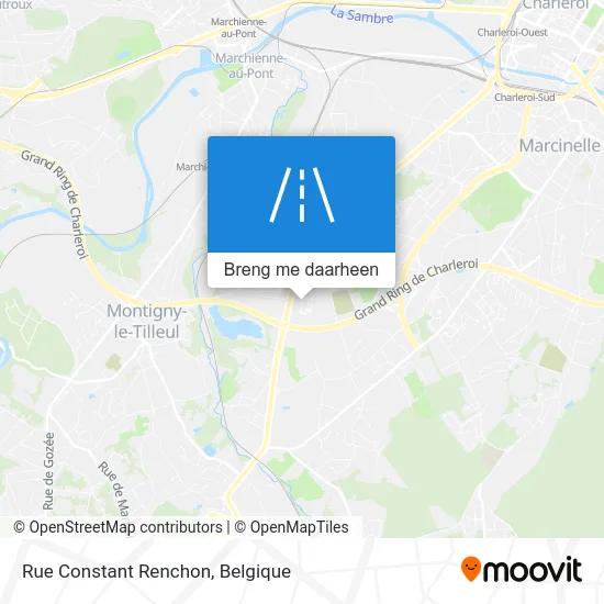 Rue Constant Renchon kaart