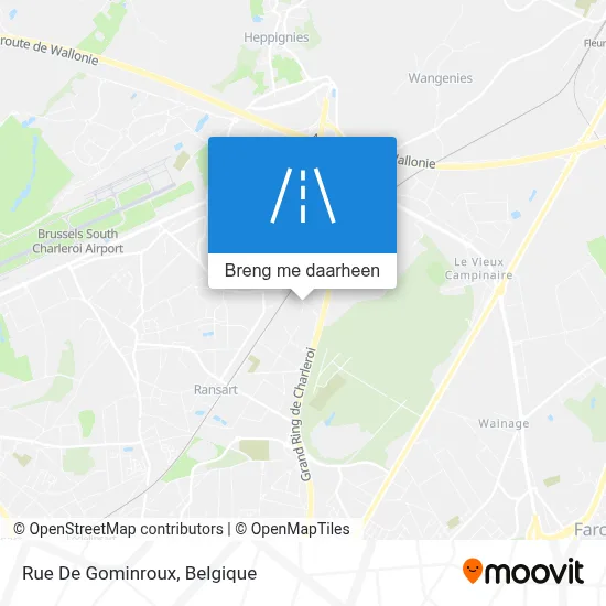 Rue De Gominroux kaart