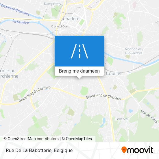 Rue De La Babotterie kaart