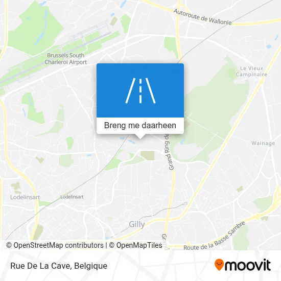 Rue De La Cave kaart